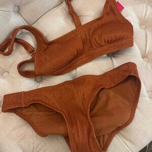 brand new Gorgeous tan two piece bikini